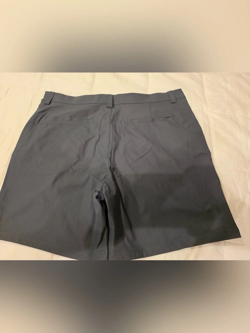 WILLIT Men's Flat Front Performance Shorts - charcoal gray 36”w/7” inseam NWT